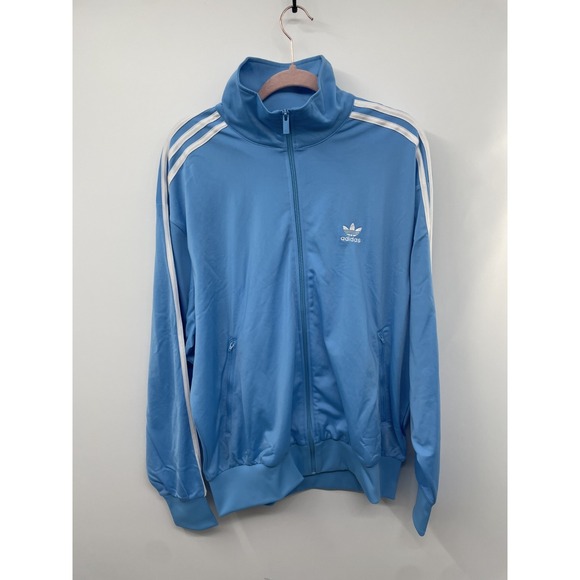 Adidas Adicolor Classics Firebird Track Jackets Mens L Blue Full Zip Active NWT